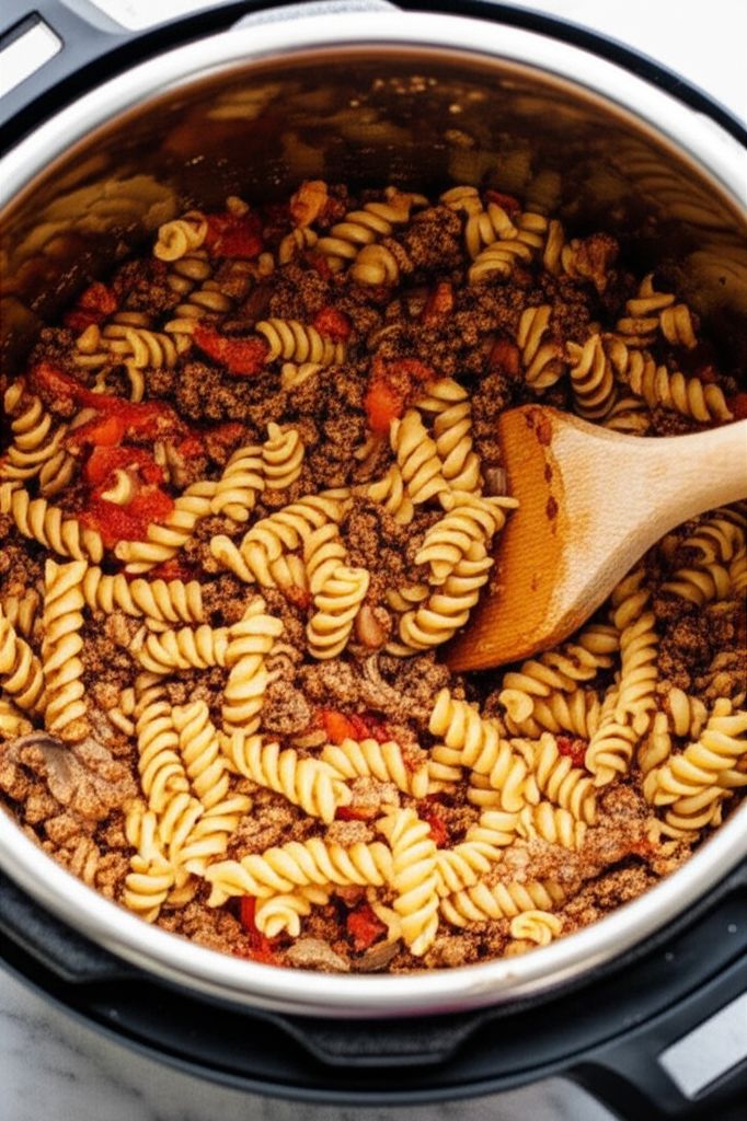 Instant Pot Bison Pasta (Pasta Bisonte)