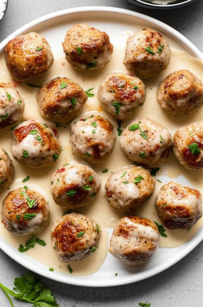 Keto Chicken Cordon Bleu Meatballs