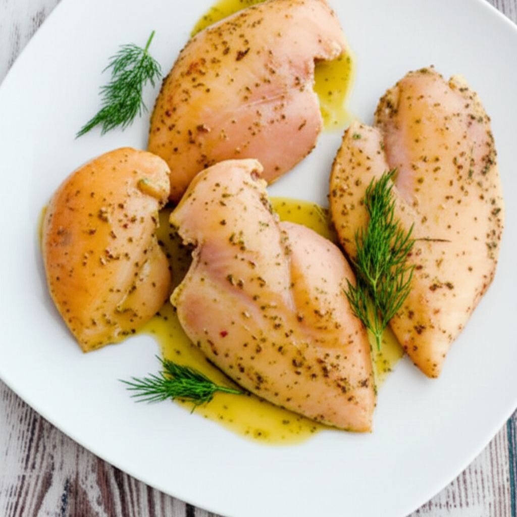 Moist Garlic Chicken