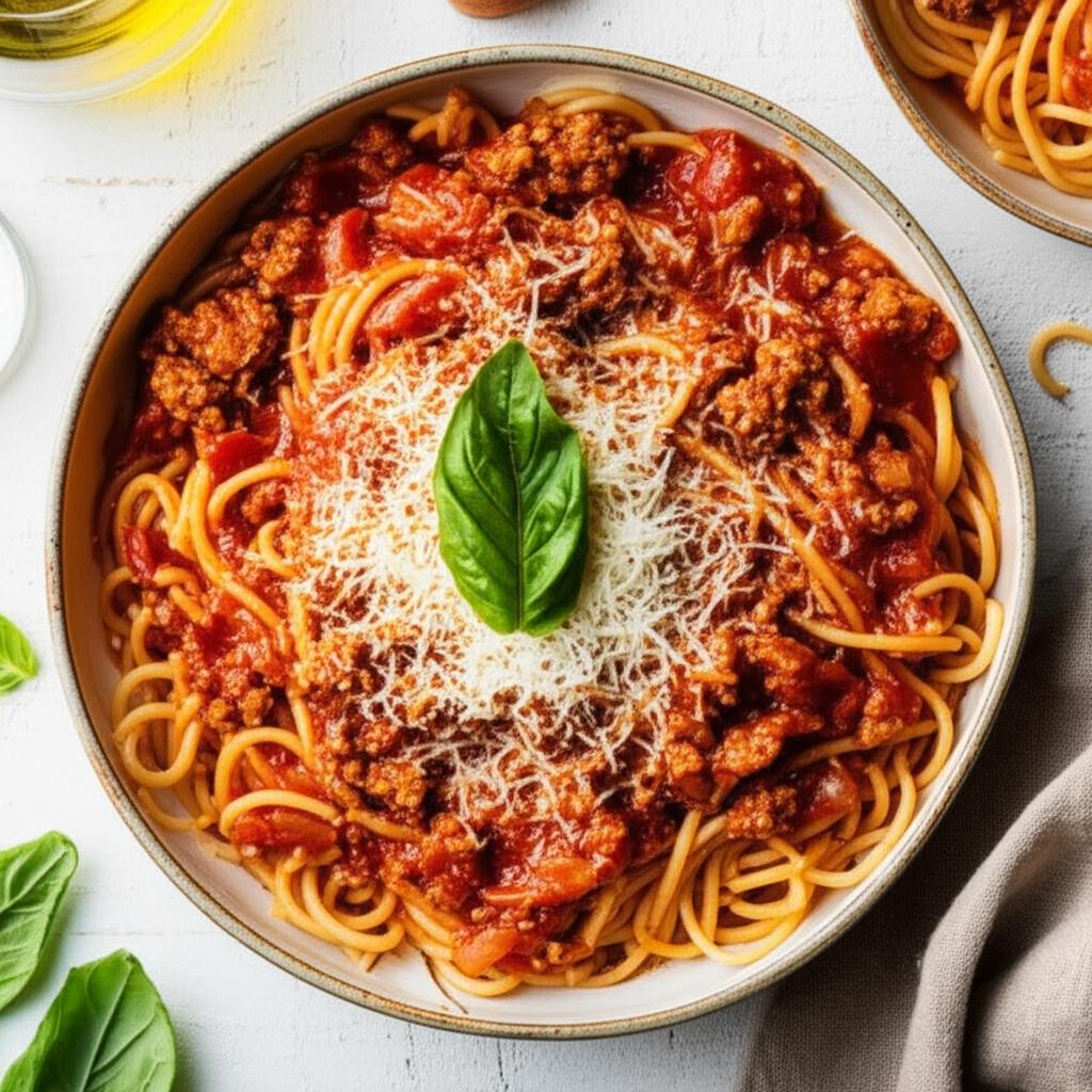 One-Pot Spaghetti with Meat Sauce