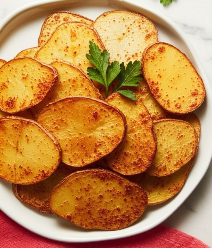 Oven-Baked Potato Slices