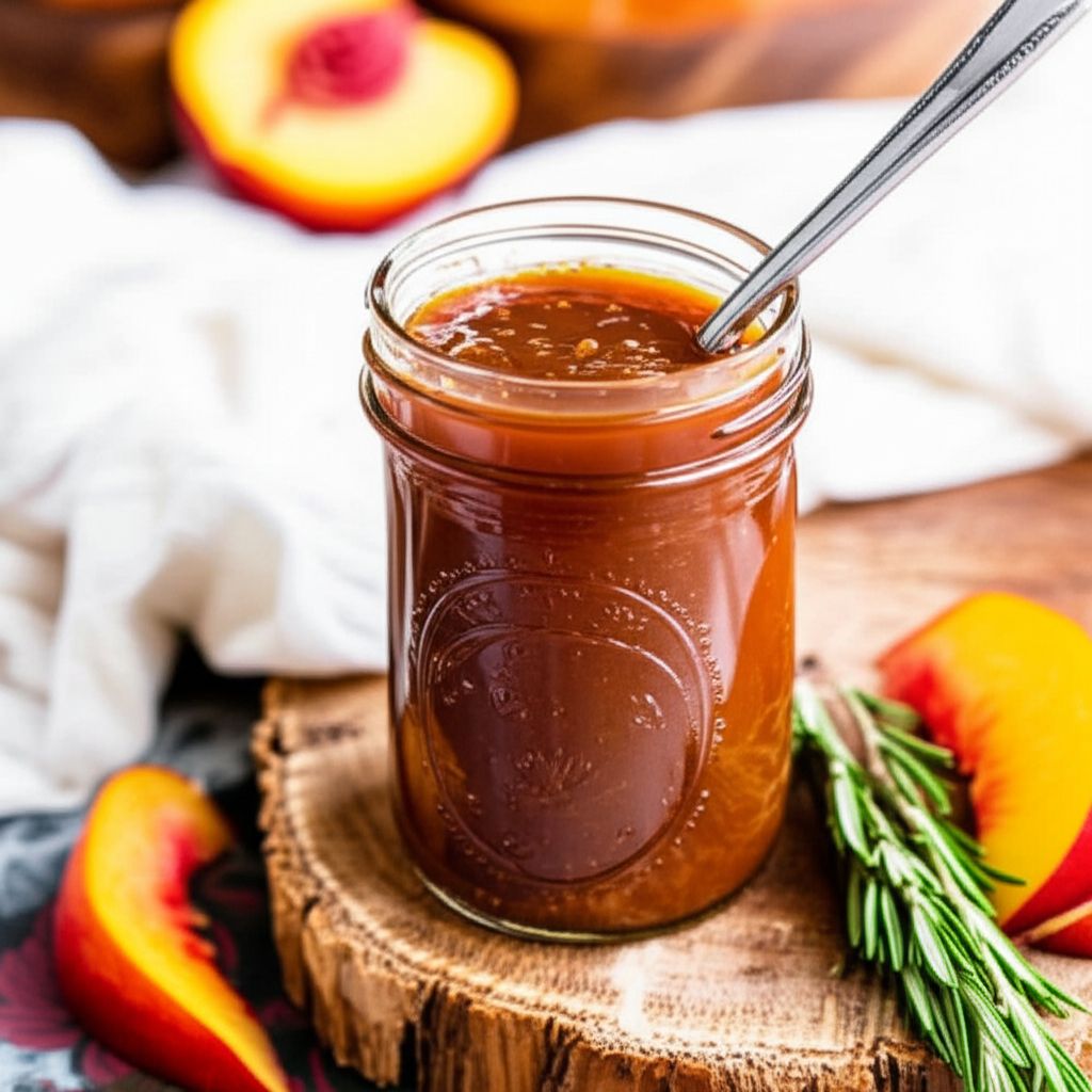 Peach Bourbon BBQ Sauce