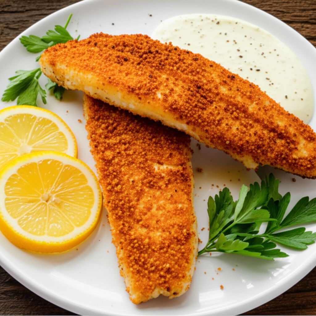 Pecan-Crusted Walleye
