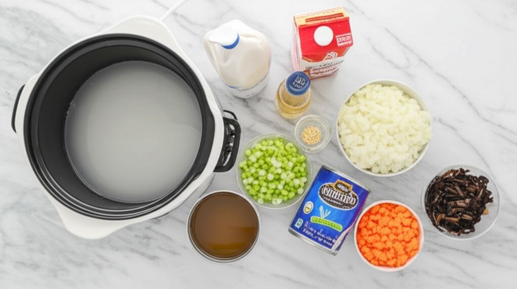 Slow Cooker 5-Mushroom Barley Soup