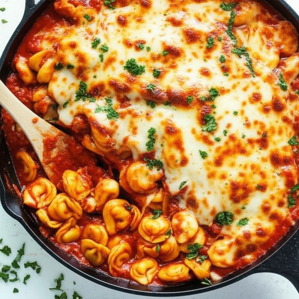 Smoked Sausage and Tortellini Skillet
