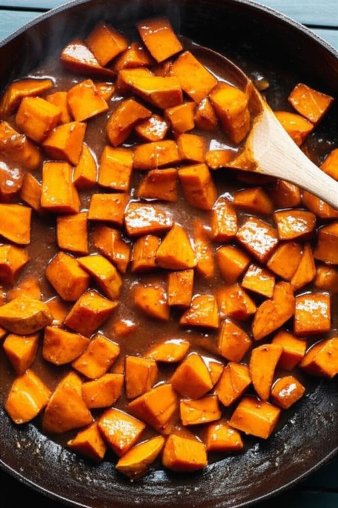 Stovetop Candied Sweet Potatoes