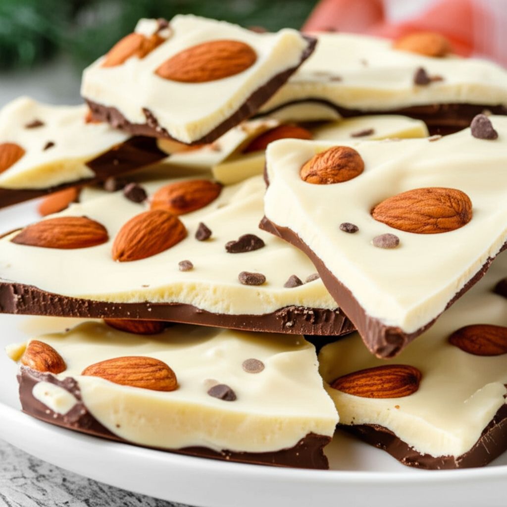 The Best White Chocolate Almond Bark