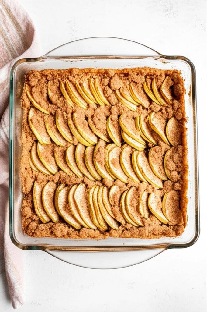 Yabluchnyk (Ukrainian Apple Cake)