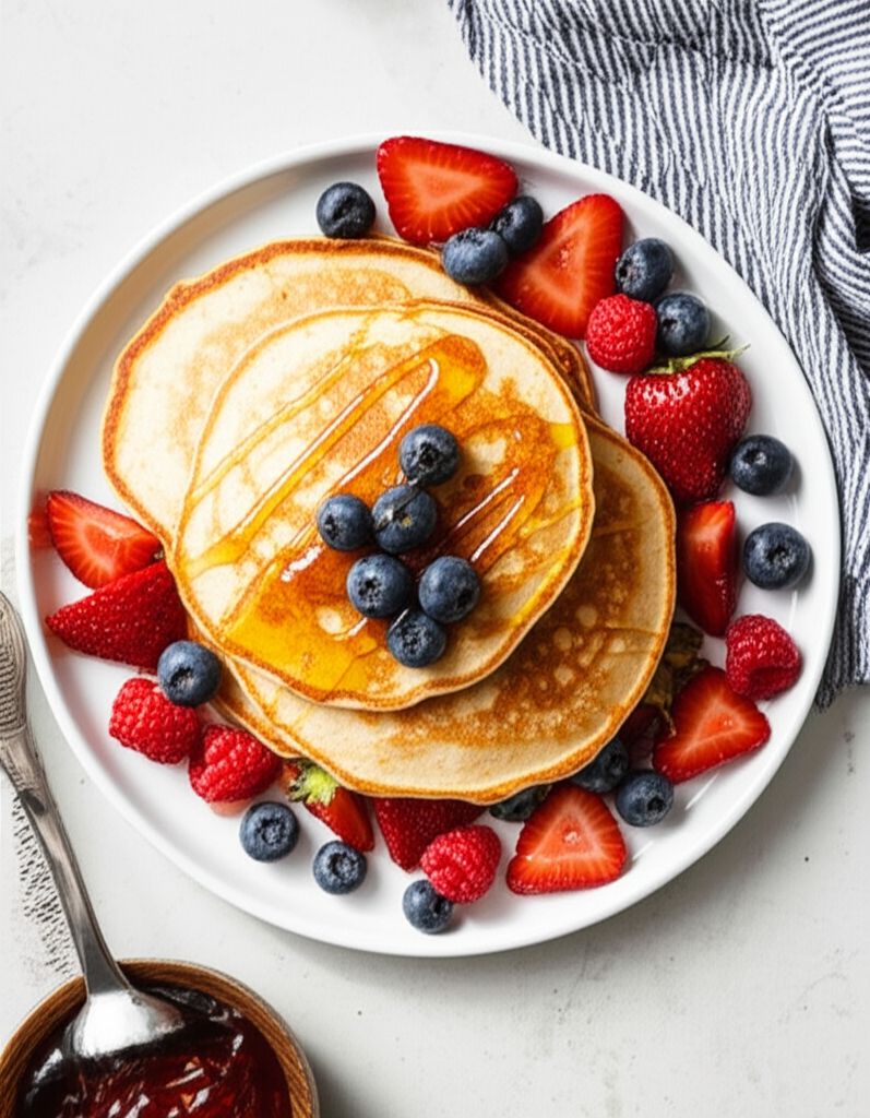 Almond Flour Pancakes from Almond Breeze