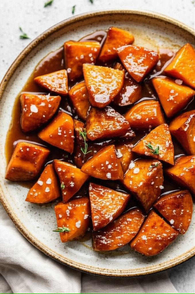 Brandied Candied Sweet Potatoes