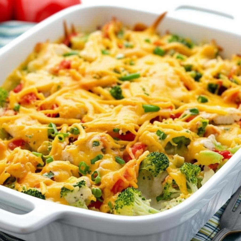 Cheddar Broccoli and Chicken Casserole from Country Crock®