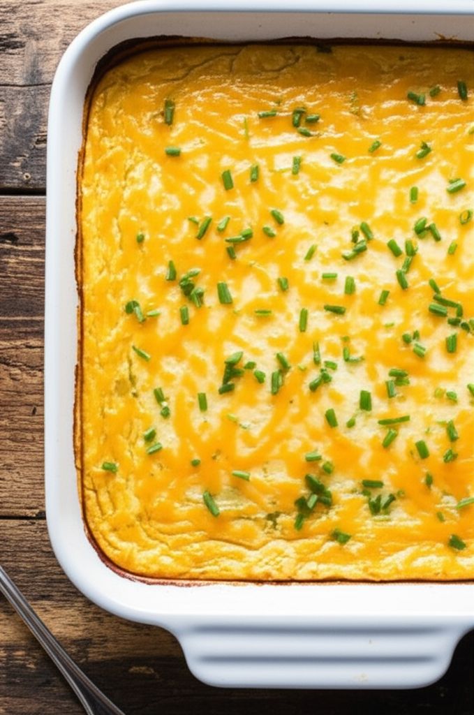 Cheesy Oven-Scrambled Eggs