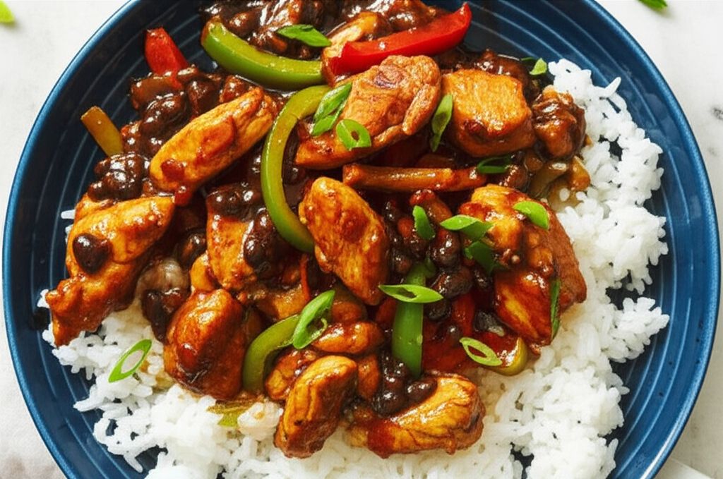 Chicken in Black Bean Sauce