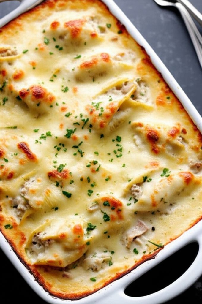 Clams Casino Stuffed Pasta Shells