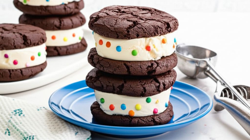 Cookie Ice Cream Sandwiches