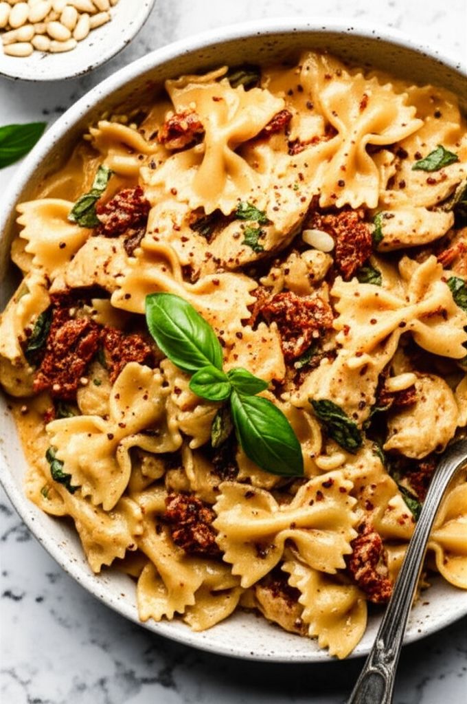Creamy Chicken and Sundried Tomato Pasta