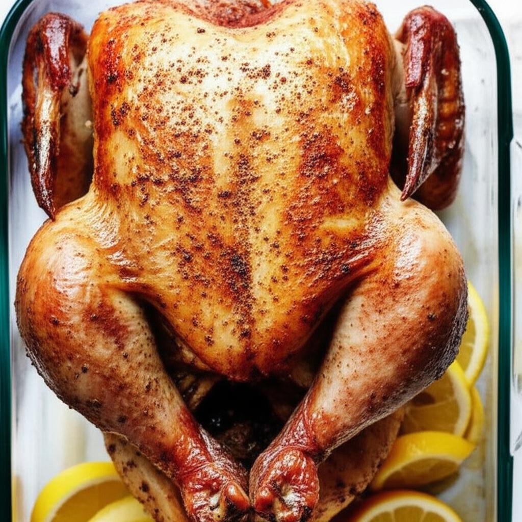 Dry Brined Roasted Chicken