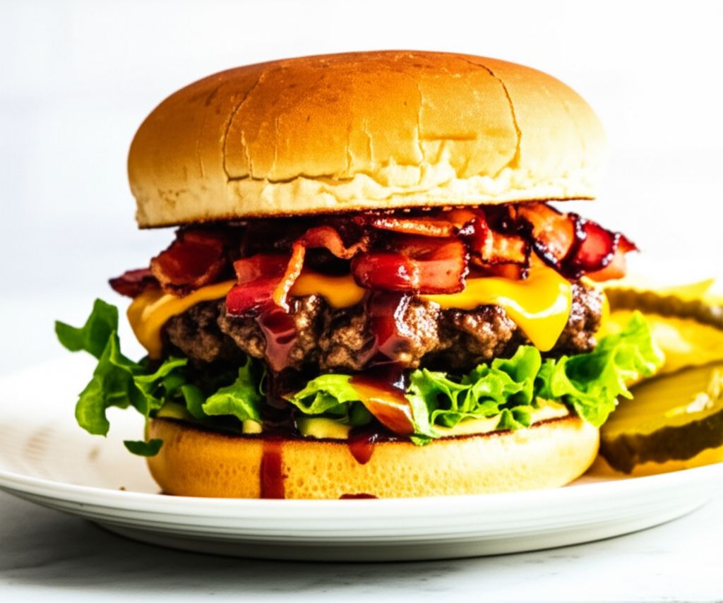 Easy Bacon, Onion, and Cheese-Stuffed Burgers