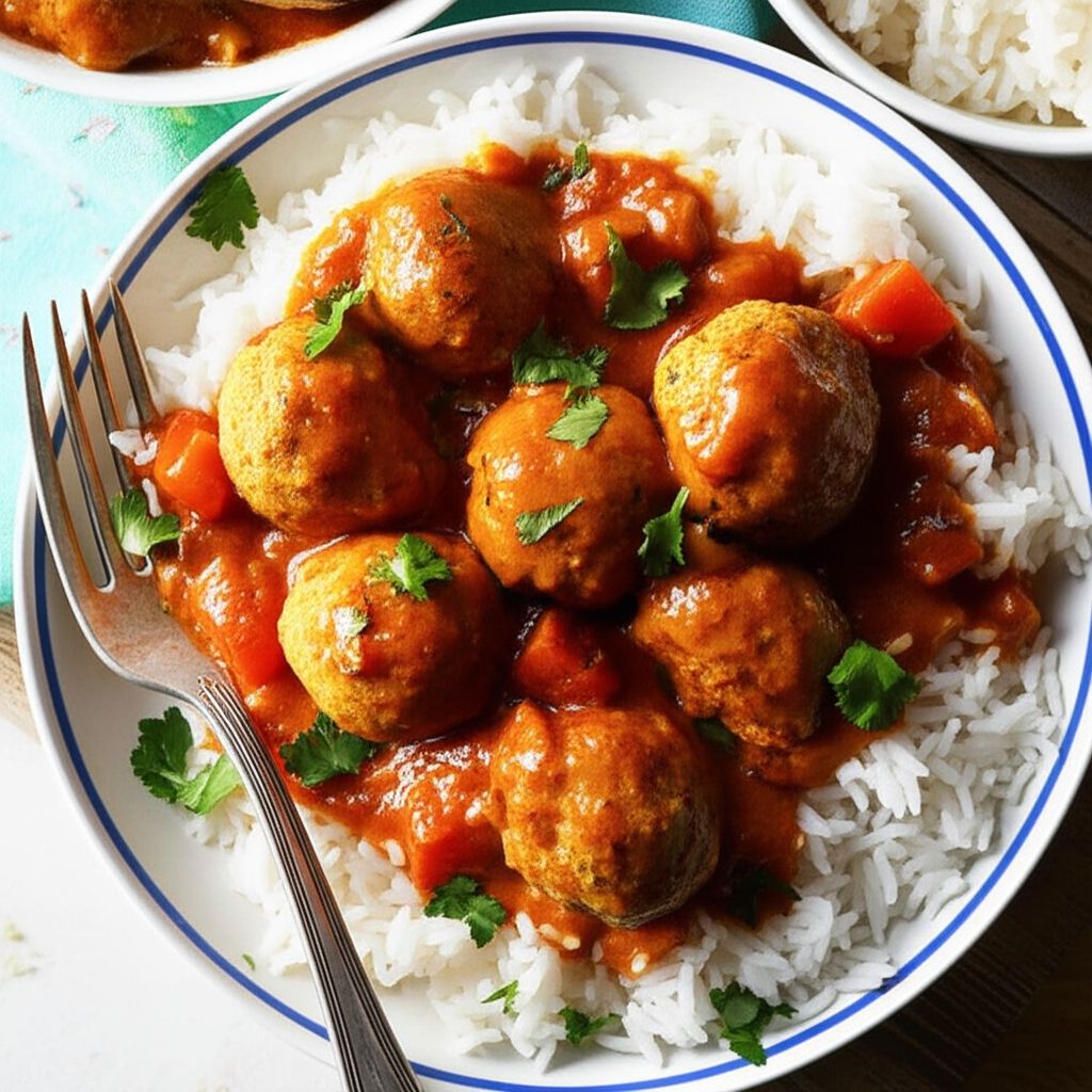 Easy Vegetarian Kofta Curry