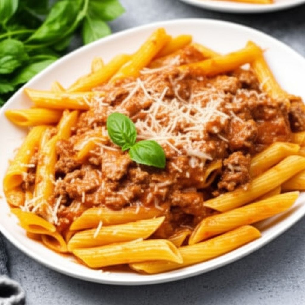 Fast Creamy Tomato Penne