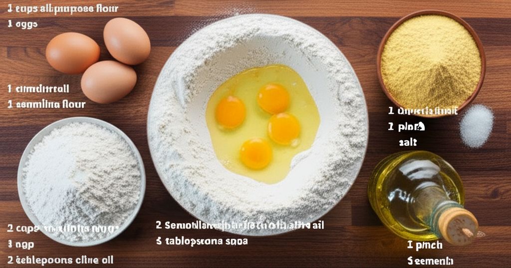 Fresh Semolina and Egg Pasta