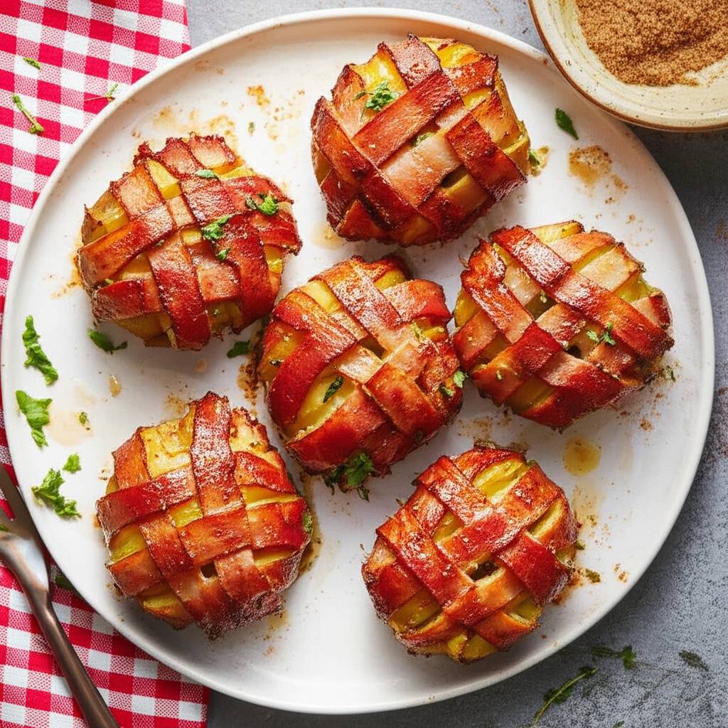 Grilled Bacon Potatoes