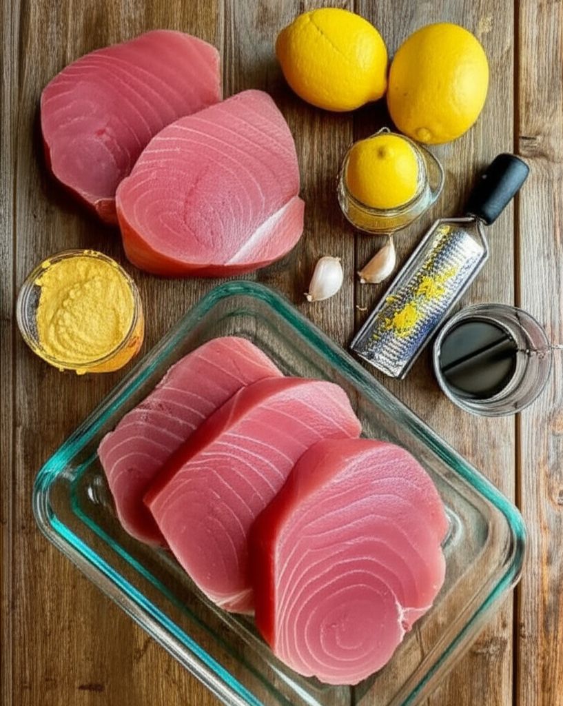 Grilled Yellowfin Tuna with Marinade