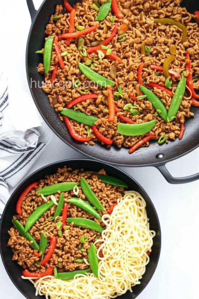 Ground Beef Lo Mein