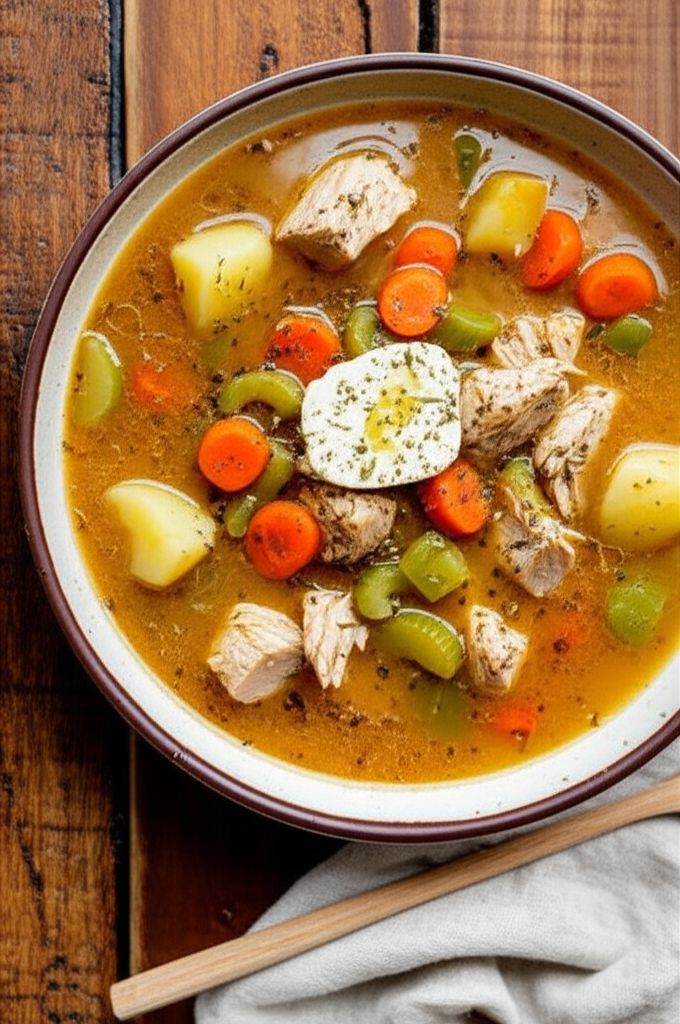 Hearty Turkey Stew with Vegetables