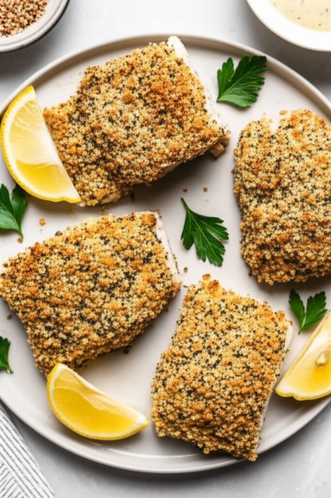Herb Crusted Halibut