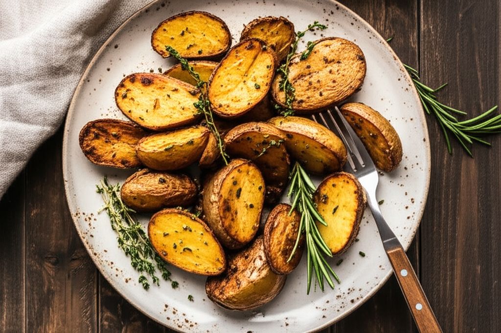 Instant Pot Garlic-Roasted Potatoes
