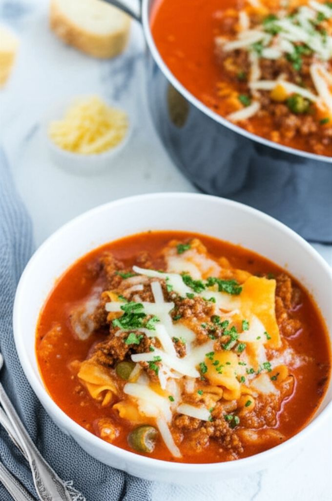Instant Pot Lasagna Soup