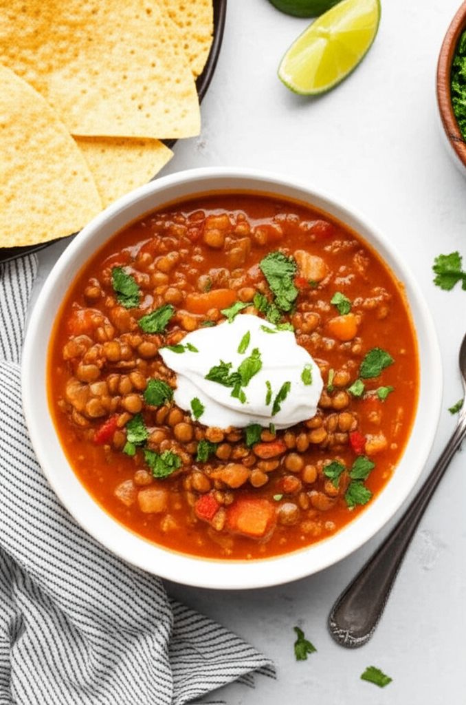 Instant Pot Mexican Lentil Soup