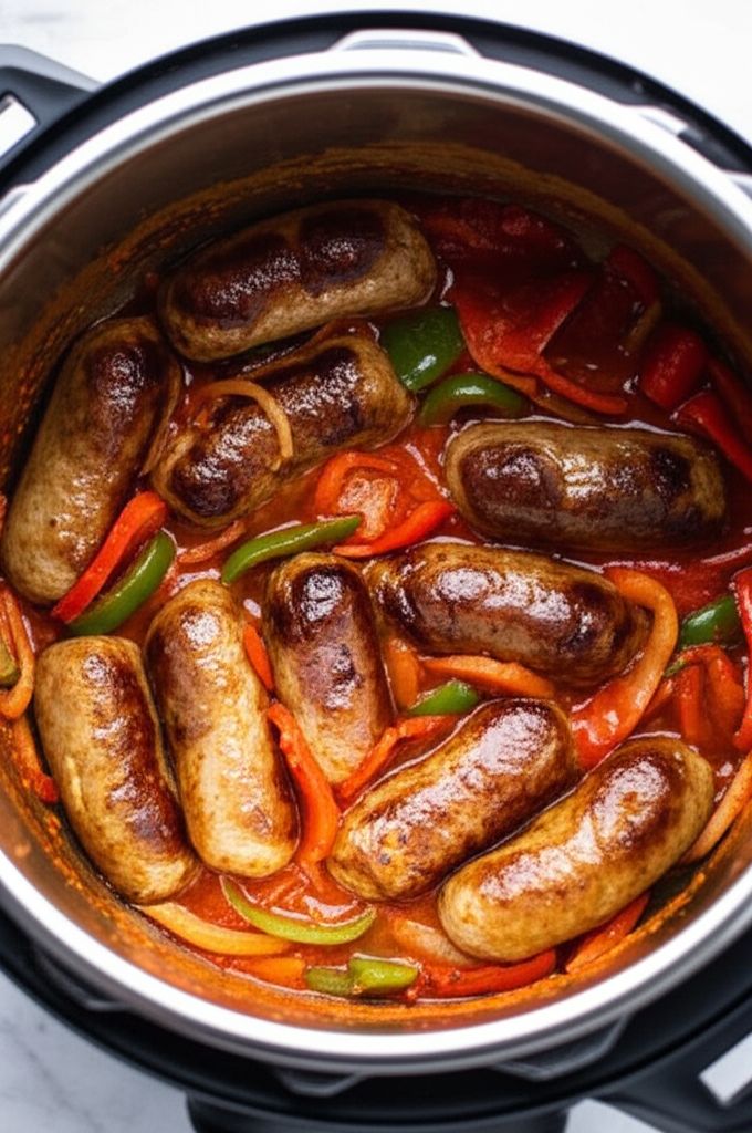 Instant Pot Sausage and Peppers
