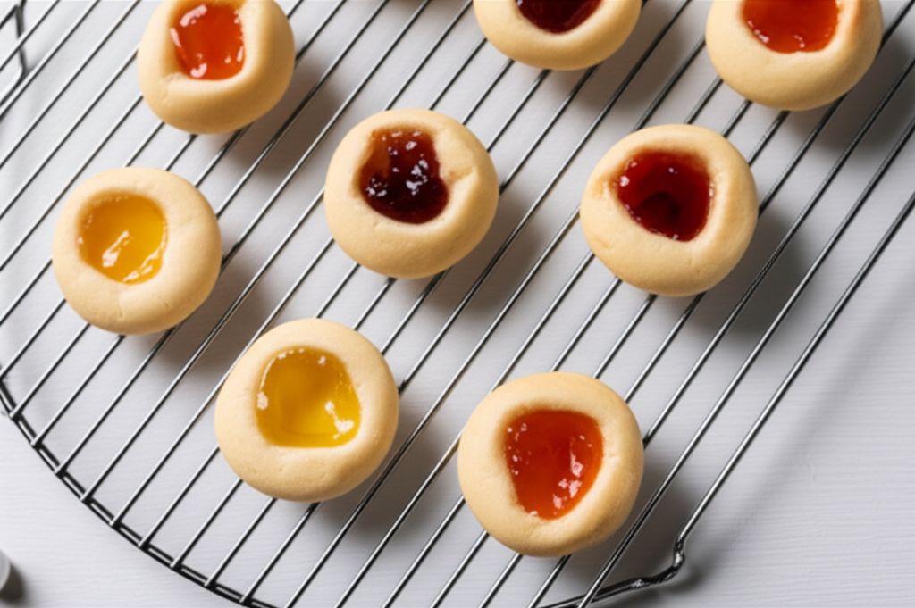 Jam Filled Butter Cookies