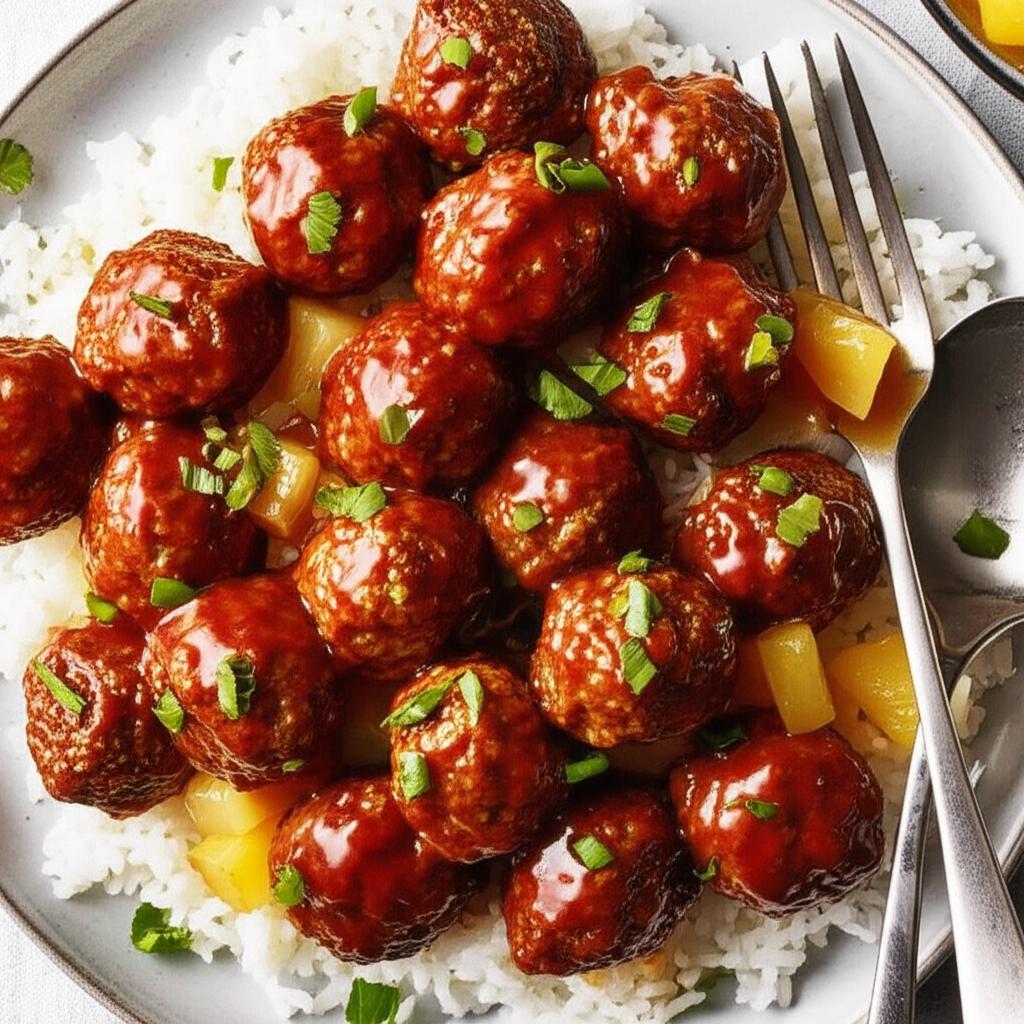 Lana's Sweet and Sour Meatballs