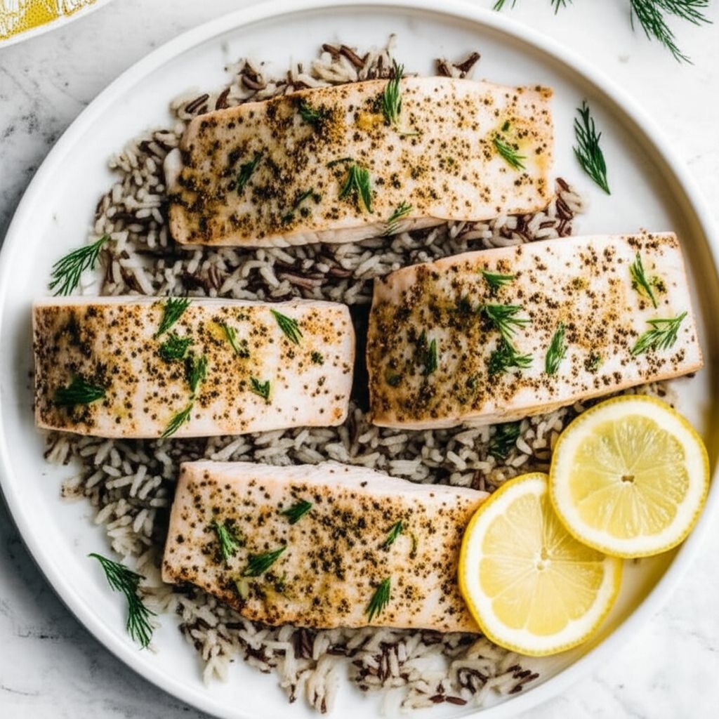 Lemony Steamed Fish