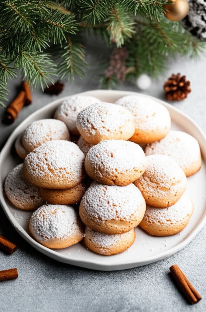Mandelmakronen (Almond Meringues)