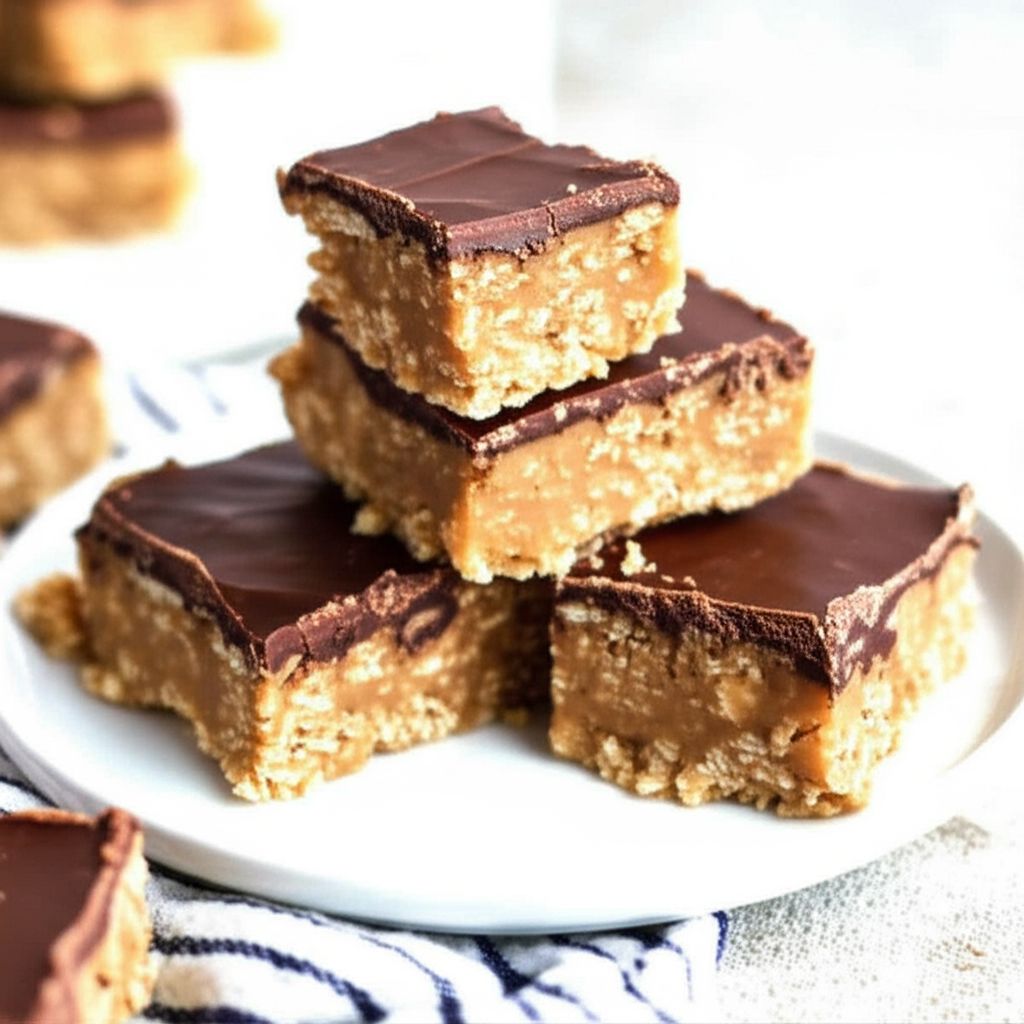 No-Bake Chocolate Oat Bars