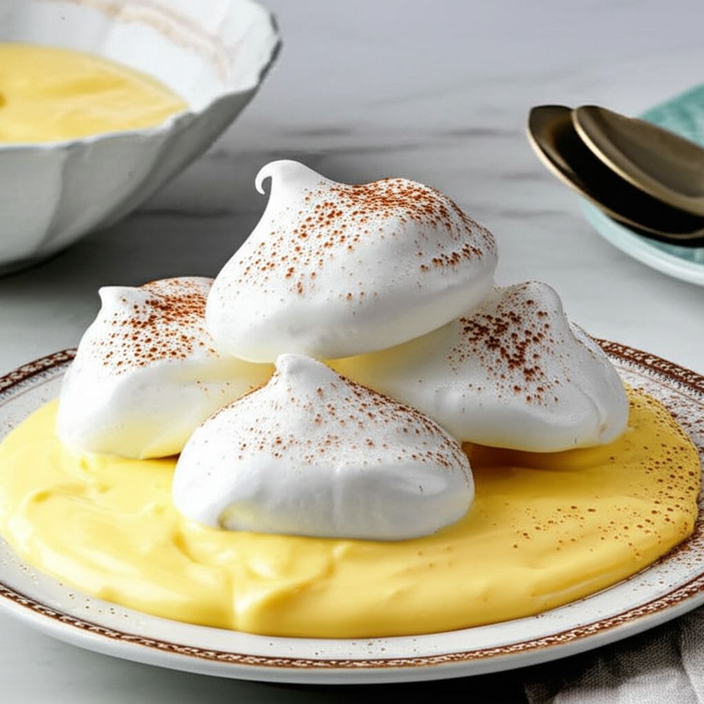 Oeufs a la Neige (Floating Islands)