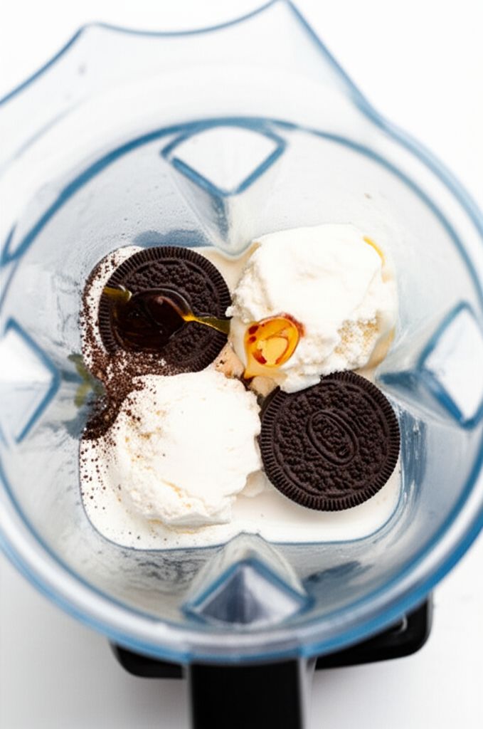 Oreo Vanilla Milkshake