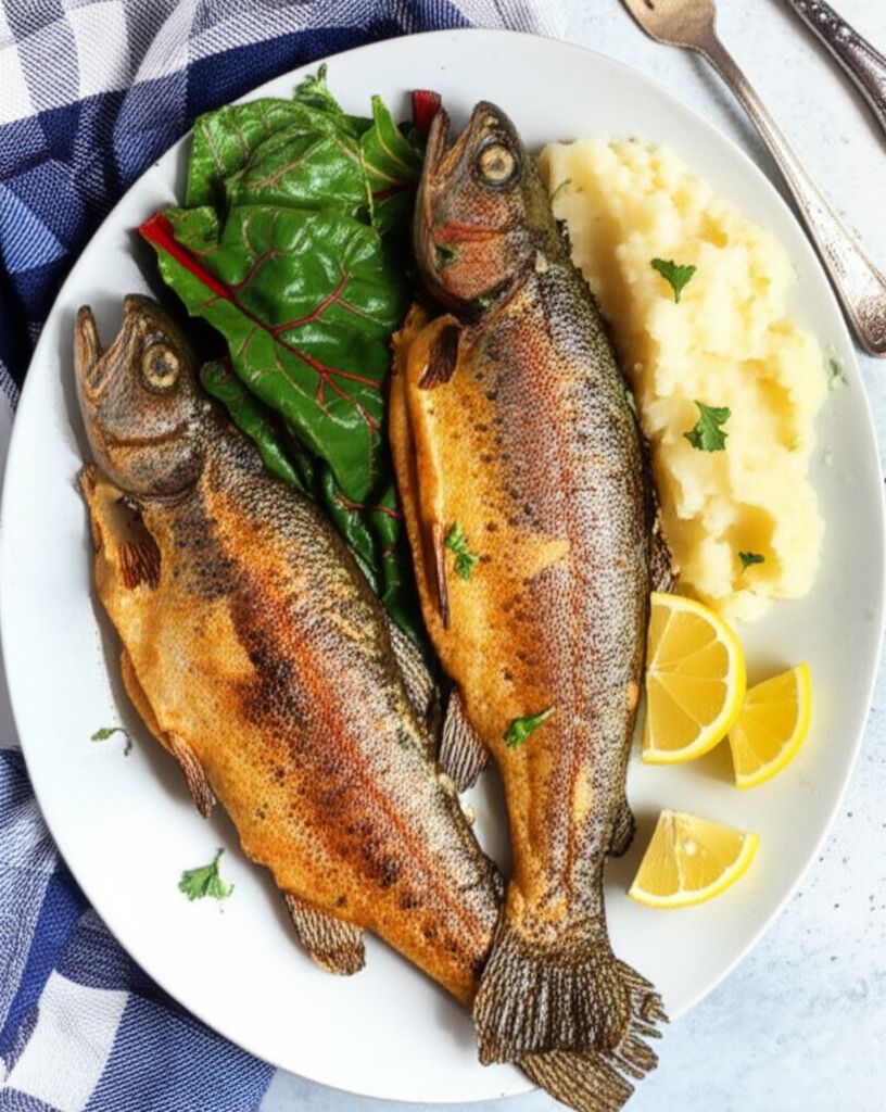 Pan-Fried Whole Trout