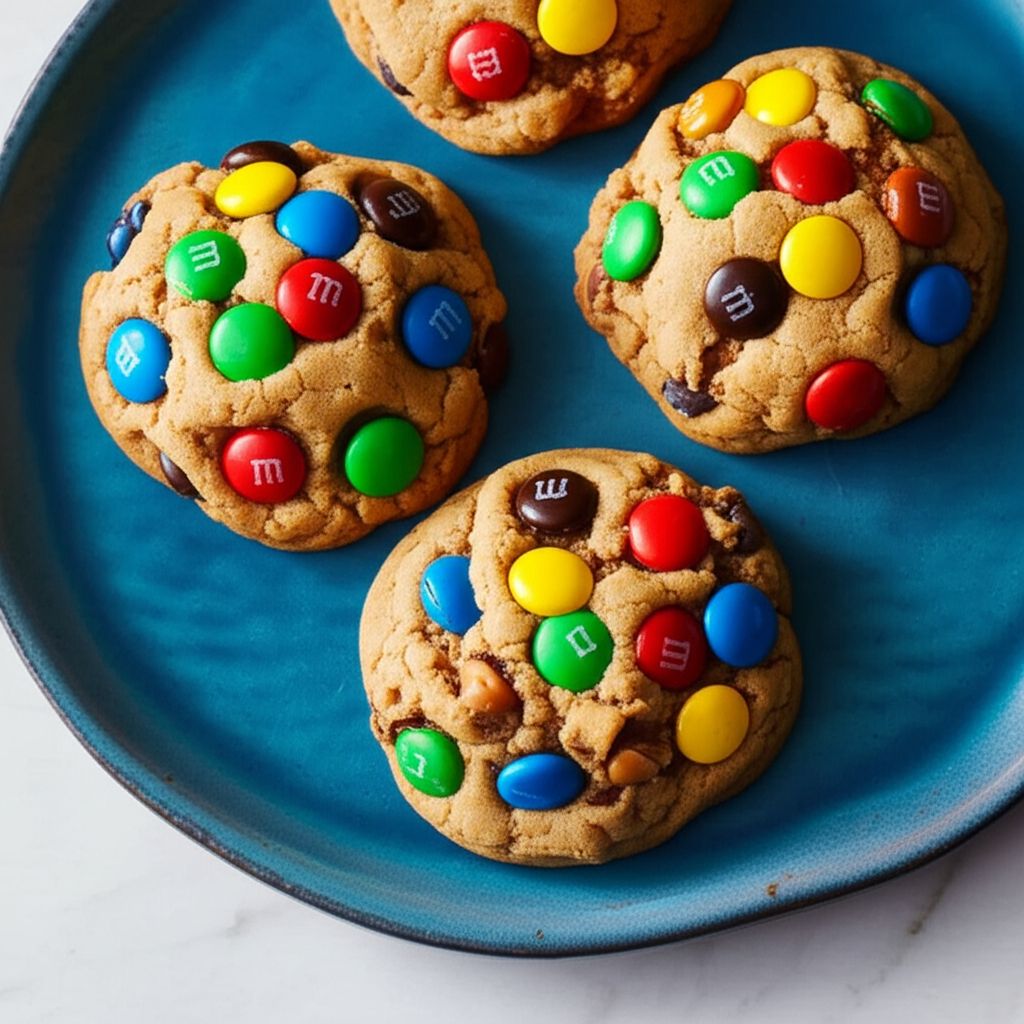 Peanut Butter M&M Cookies