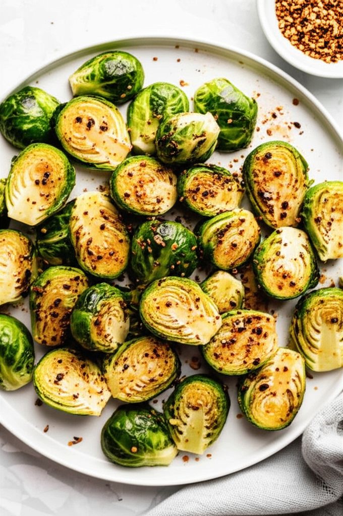 Roasted Brussels Sprouts with Balsamic and Honey