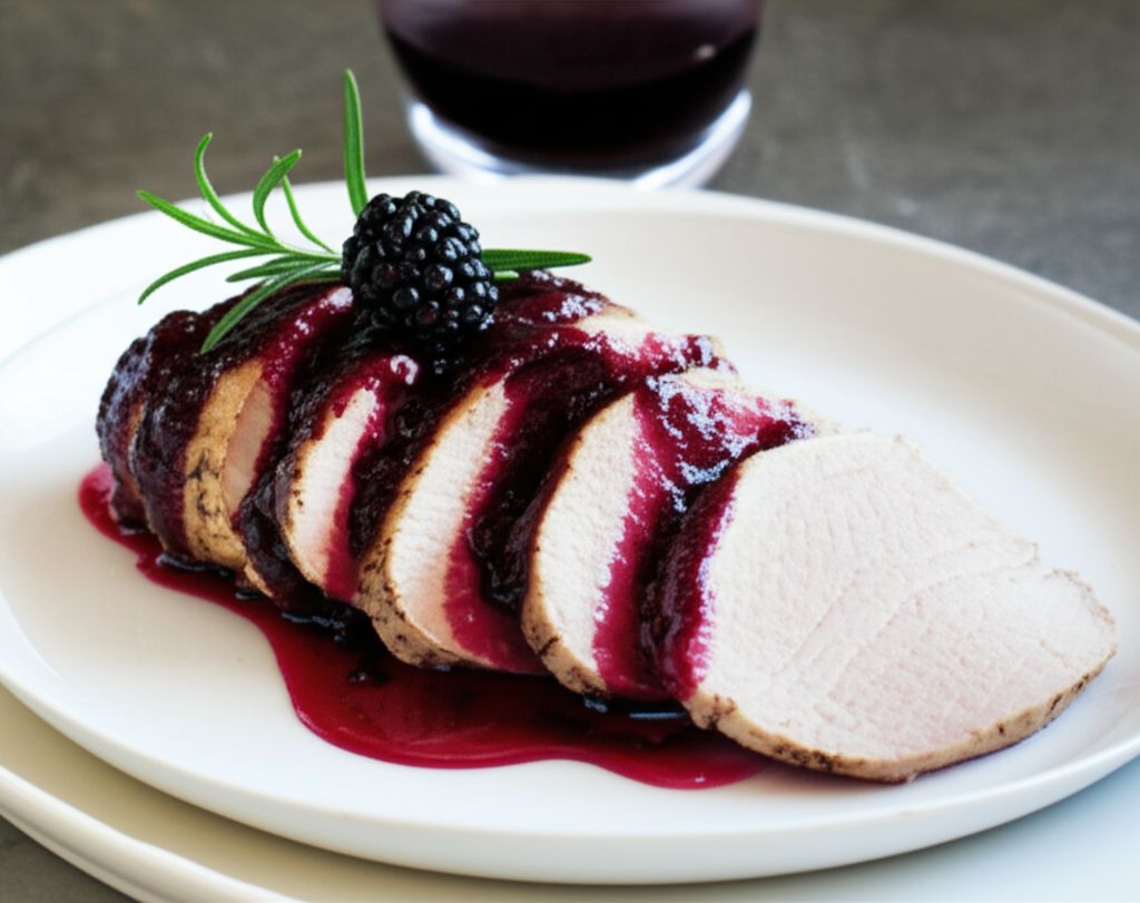 Slow Cooker Blackberry Pork Tenderloin