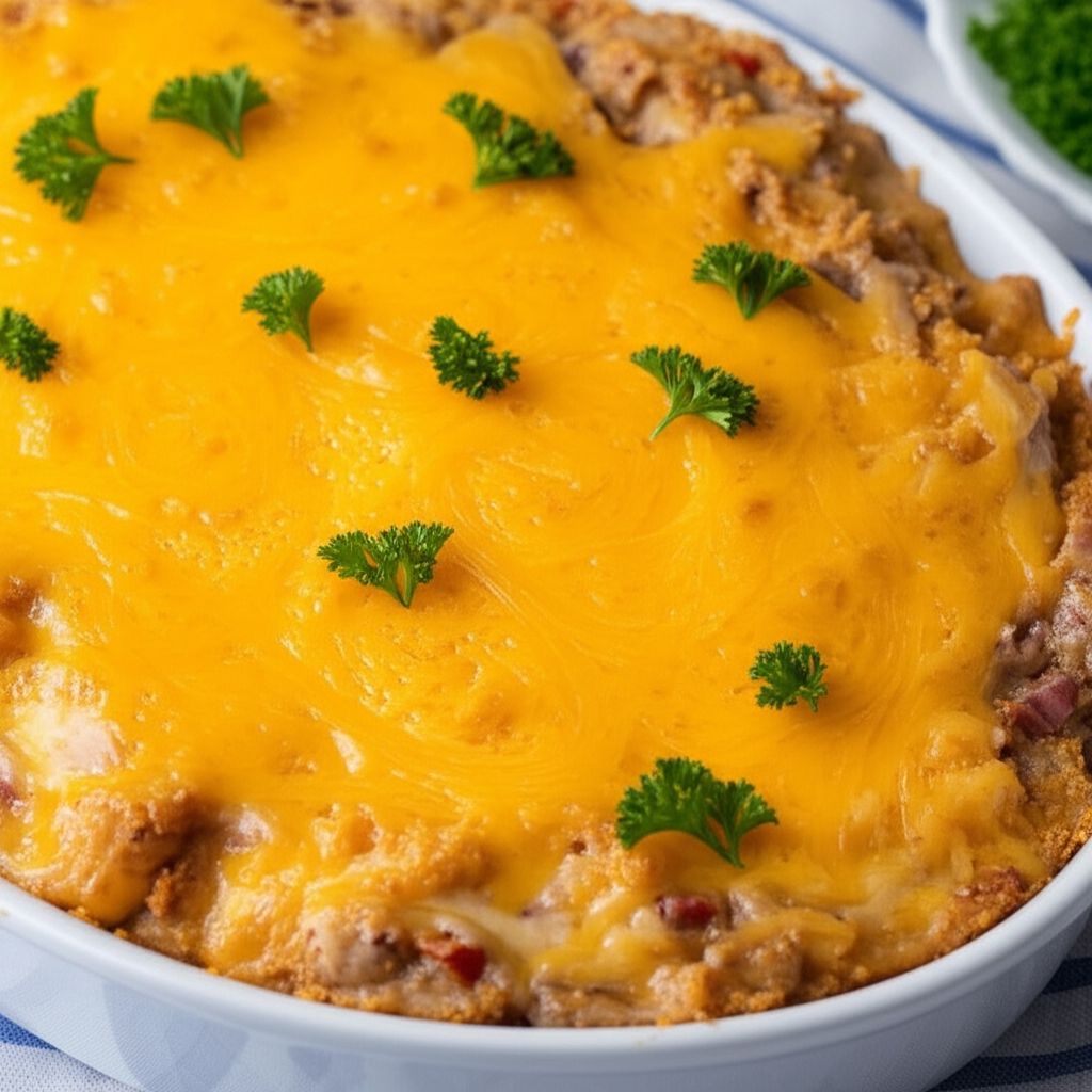 Slow Cooker Funeral Potatoes (Hash Brown Casserole)