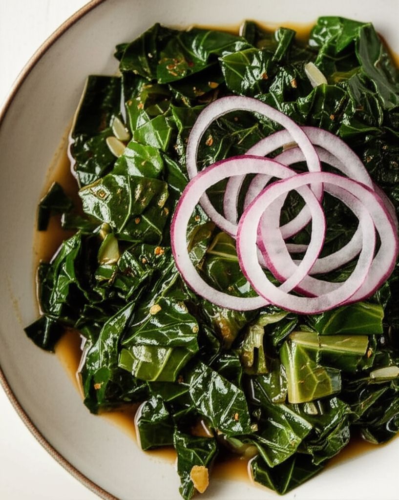 Smoky Vegetarian Collard Greens