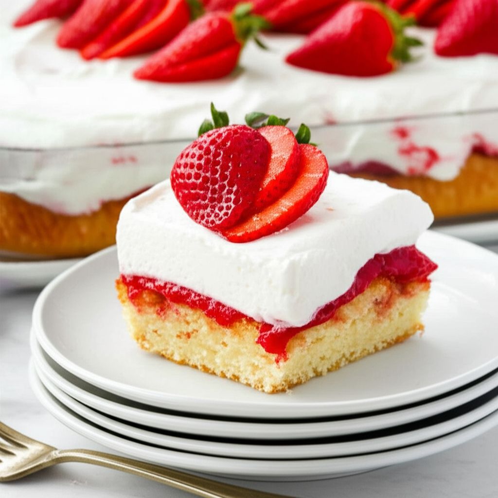 Strawberry Refrigerator Cake