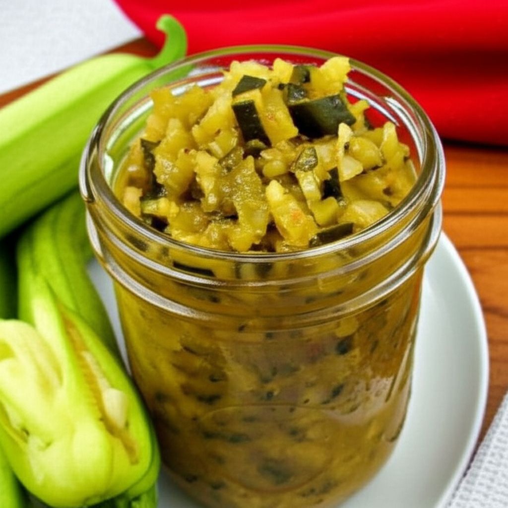 Zucchini Relish with Sweet Peppers