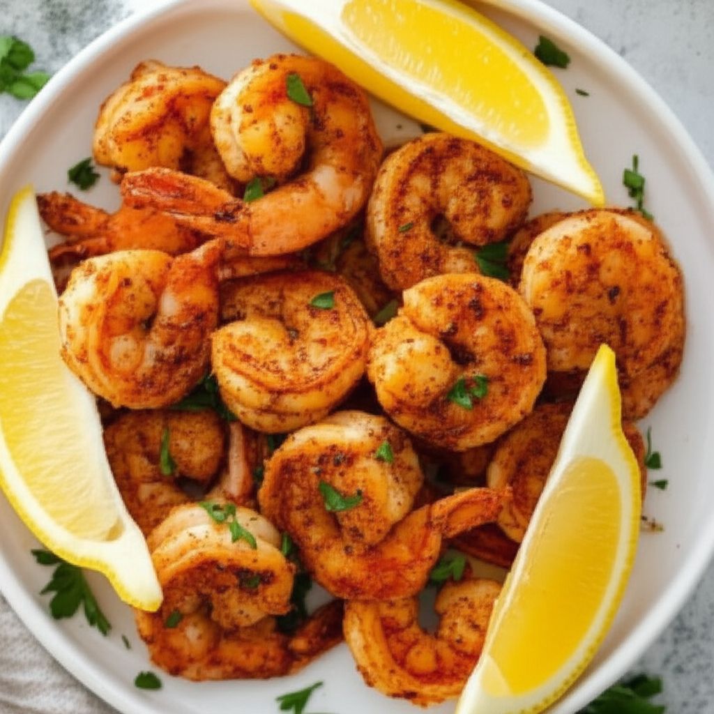 Air Fryer Lemon Pepper Shrimp